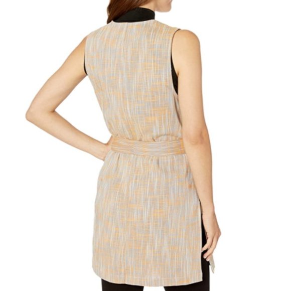 NWT BCBG Basket Weave Tie Waist Vest Dress - Picture 9 of 12